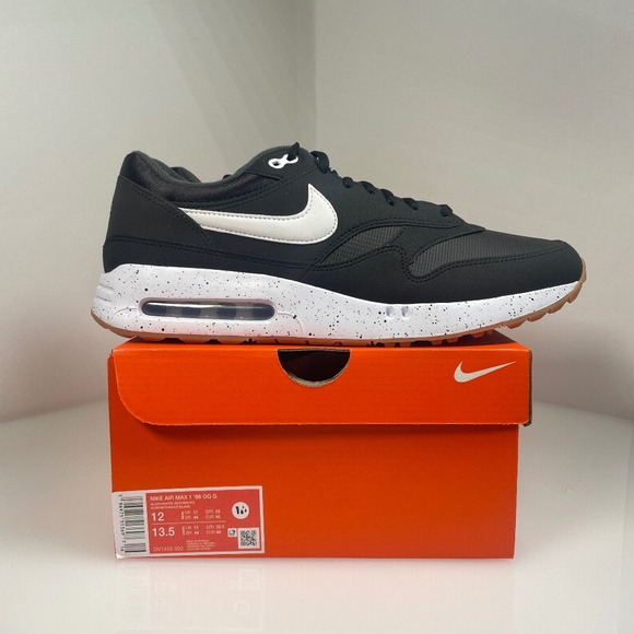 Nike Air Max 1 '86 OG G Black White Golf Shoes DV1403 003 Mens Size 12 - Picture 1 of 8